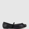 Edward Meller Eloise Square Toe Ballet In Black Online