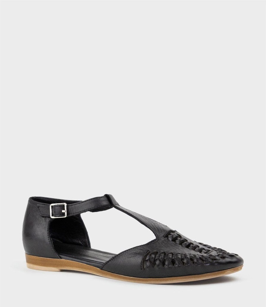 Edward Meller Swain Closed Toe Sandal In Black Best