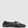 Edward Meller Giani Loafer With Chain In Black Online