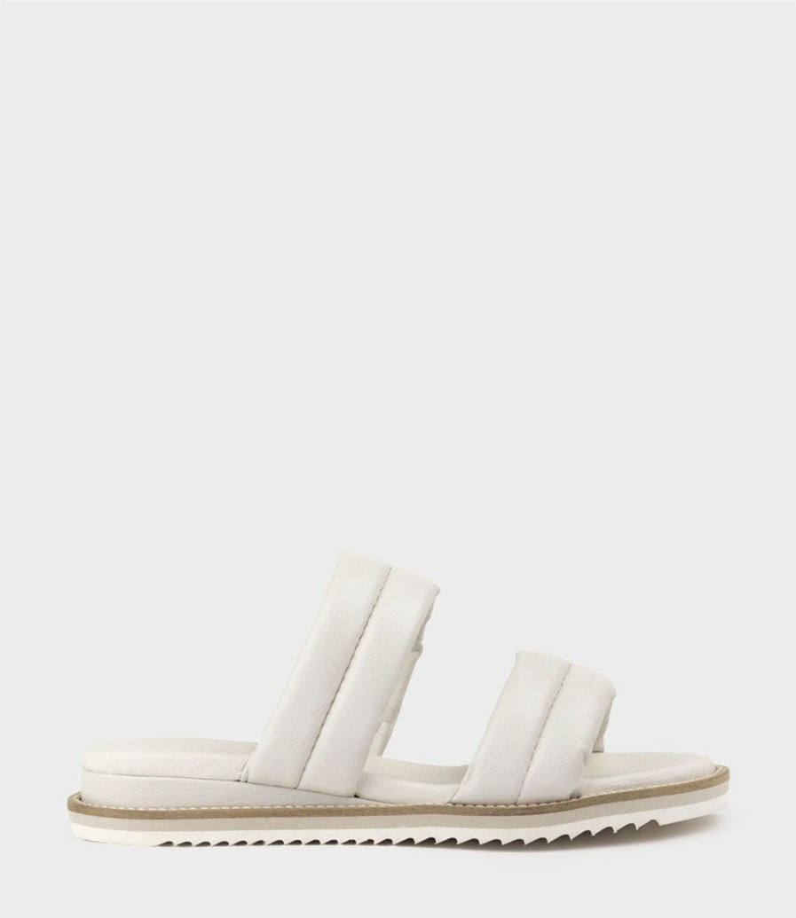 Edward Meller Karsyn Two Strap Slide In Offwhite Online