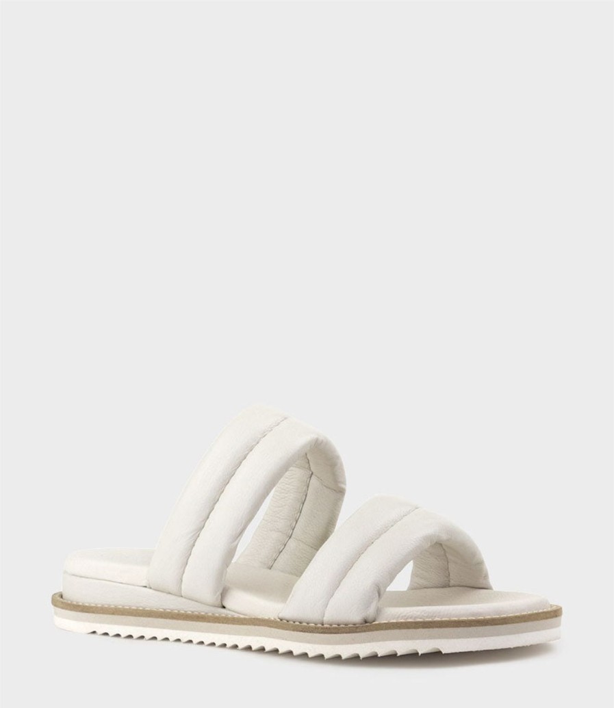 Edward Meller Karsyn Two Strap Slide In Offwhite Online