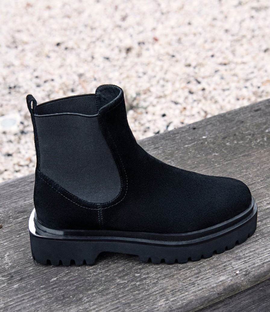 Edward Meller Wilmott Chukka Boot On Eva Sole In Black Suede Wholesale