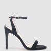 Edward Meller Wisp100 Single Strap Sandal In Black Speckle New