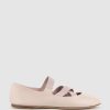 Edward Meller Emaline Crossover Elastic Ballet In Nude Wholesale