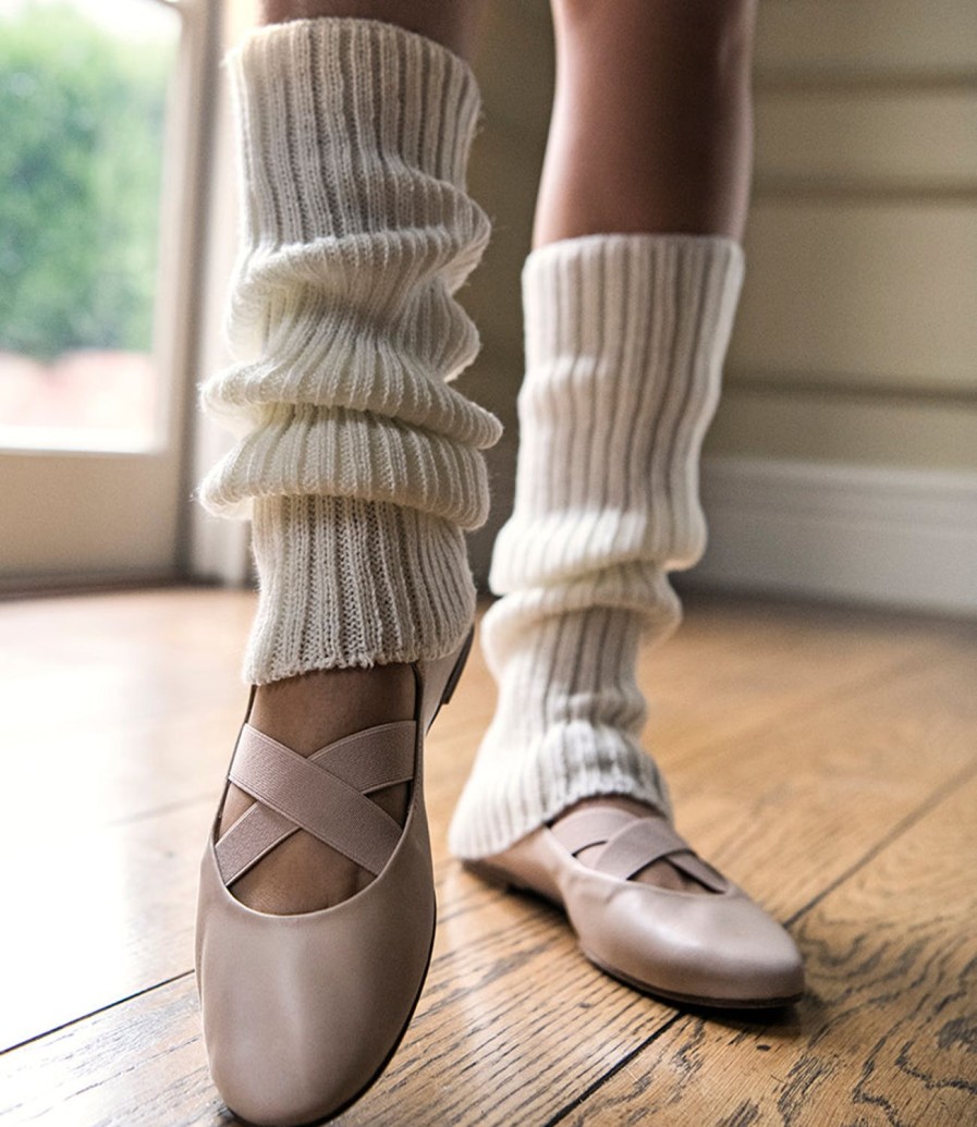 Edward Meller Emaline Crossover Elastic Ballet In Nude Wholesale