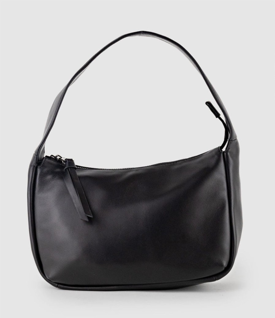 Edward Meller Narina Large Soft Bag In Black Clearance