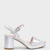 Edward Meller Sylas75 Platform Sandal In Silver Online