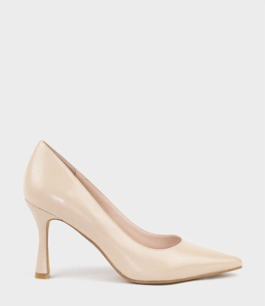 Edward Meller Amara85 Pump With Louis Heel In Nude New