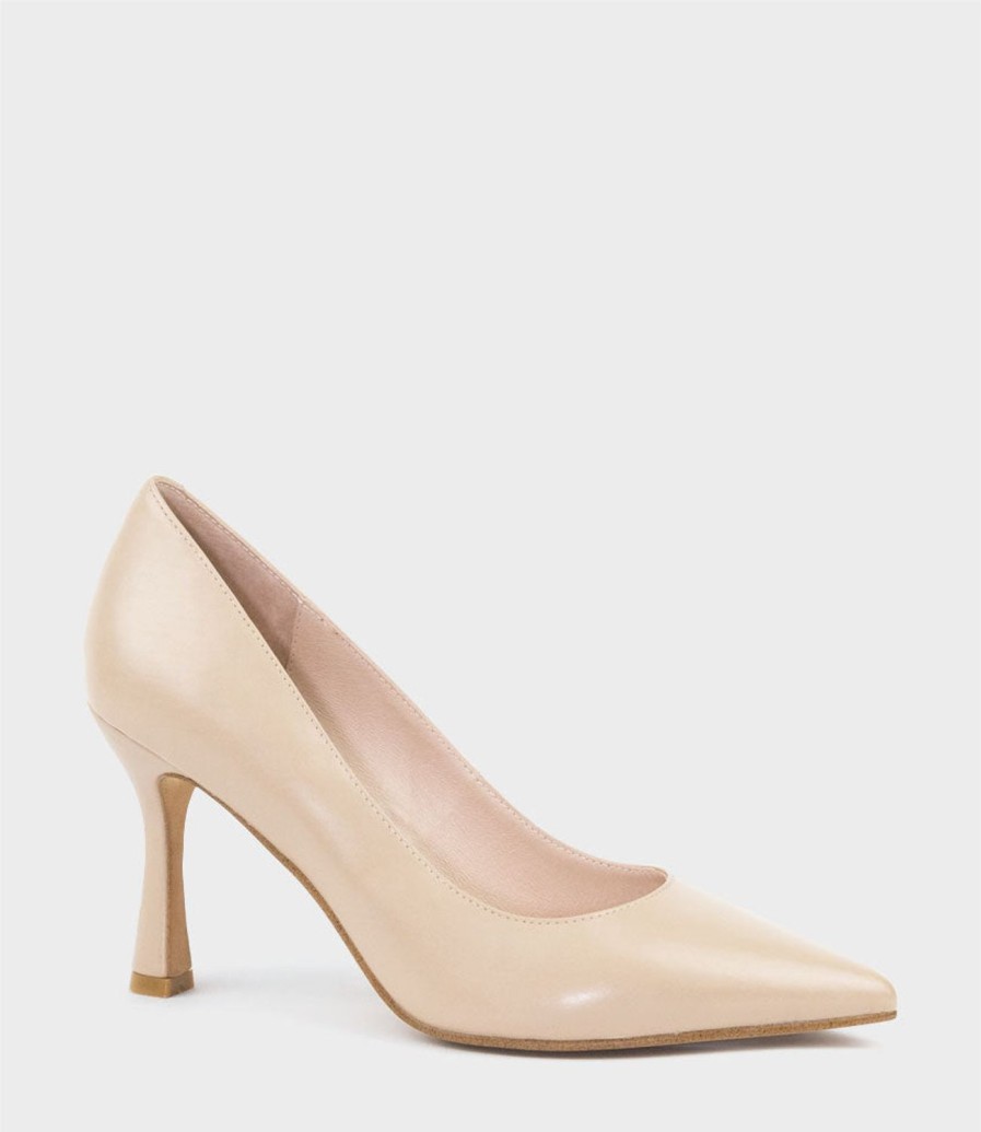 Edward Meller Amara85 Pump With Louis Heel In Nude New