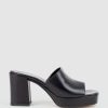 Edward Meller Tilla90 Platform Slide In Black Hot