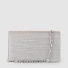 Edward Meller Nyx Evening Bag In Silver Ritz Wholesale