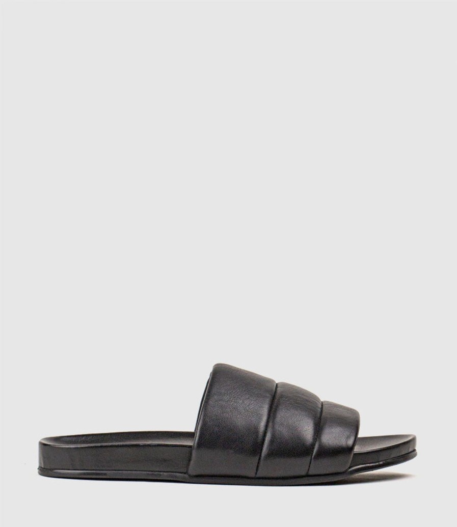 Edward Meller Henry Padded Pool Slide In Black Hot