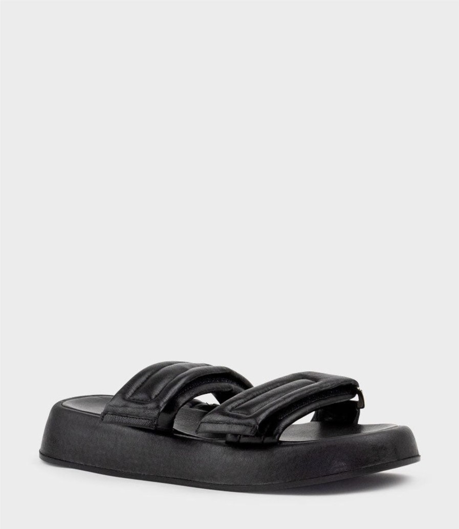 Edward Meller Hamlet Quilted Strap Slide On Unit In Black Online