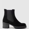 Edward Meller Zola Lug Sole Ankle Boot In Black Suede Best