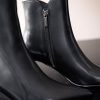 Edward Meller Zaid75 Pointed Ankle Boot In Black Calf New