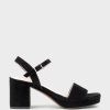 Edward Meller Sylas75 Platform Sandal In Black Suede Online