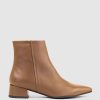 Edward Meller Zana35 Pointed Ankle Boot In Tan Hot