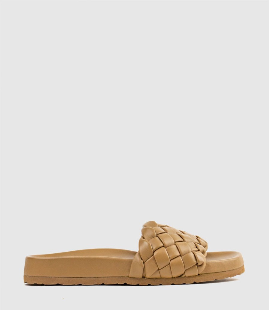 Edward Meller Isra Woven Slide On Unit In Natural Online