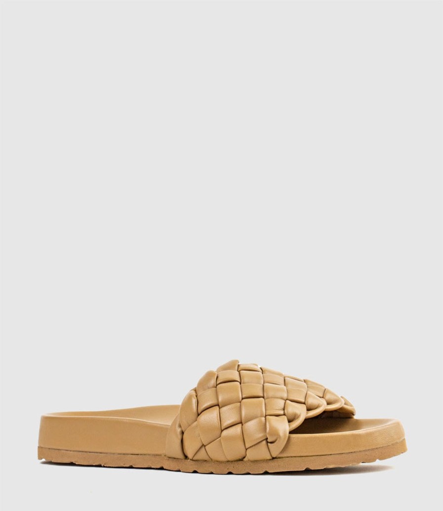 Edward Meller Isra Woven Slide On Unit In Natural Online