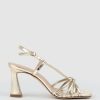 Edward Meller Simmer90 Strappy Slingback Sandal In Gold Online