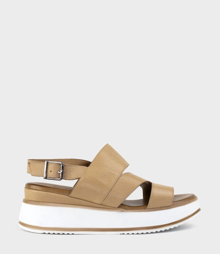 Edward Meller Laith Asymmetrical Sandal On Unit In Natural Online