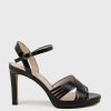 Edward Meller Sona90 Cross Strap Platform Sandal In Black Patent Online