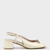 Edward Meller Clementine45 Closed Toe Sling With Hardware In Bone Best