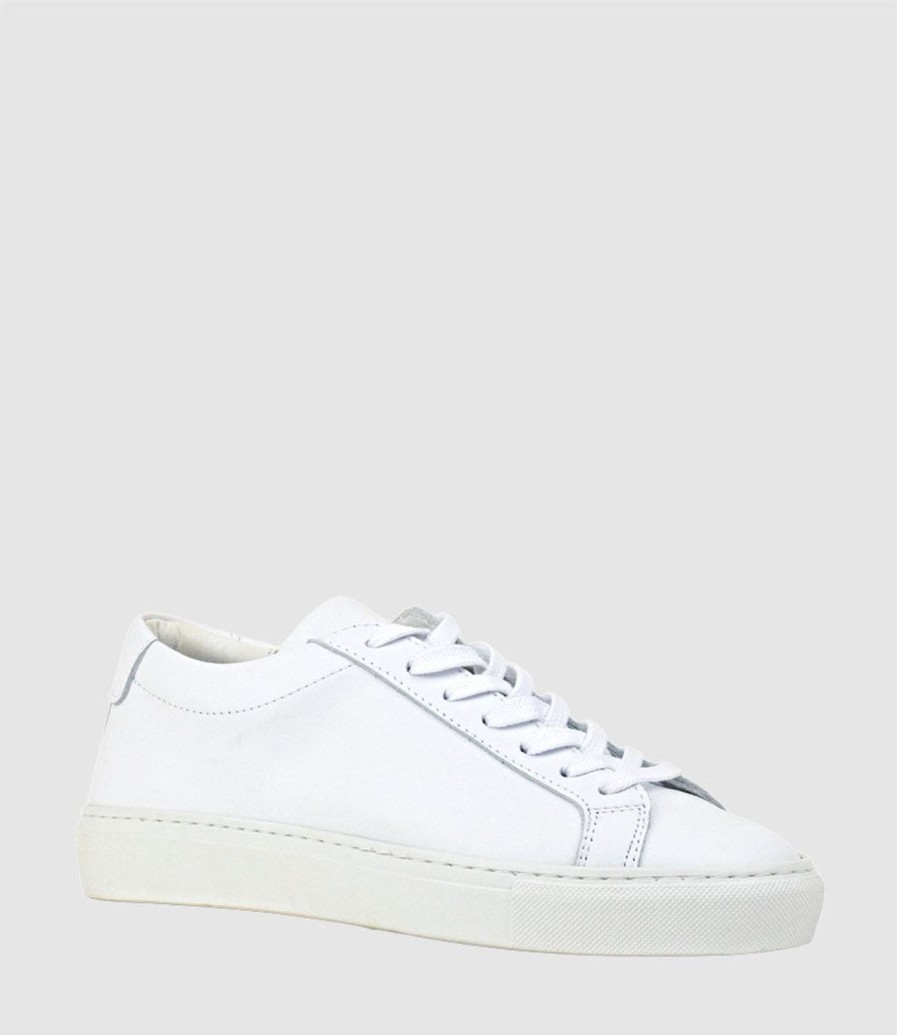 Edward Meller Jackson Low Profile Sneaker In White Hot