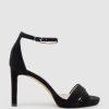 Edward Meller Santo90 Asymmetrical Platform Sandal In Black Speckle Hot