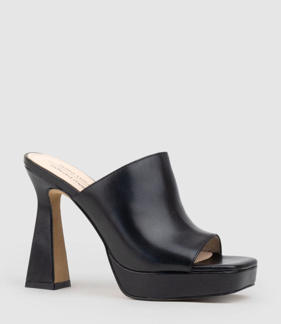 Edward Meller Isha110 Platform Slide In Black New