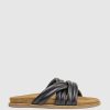 Edward Meller Harry Crossover Padded Pool Slide In Black Best