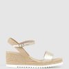 Edward Meller Mylo Single Strap Espadrille In Platino Wholesale