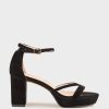 Edward Meller Rina80 Platform Sandal In Black Suede Online