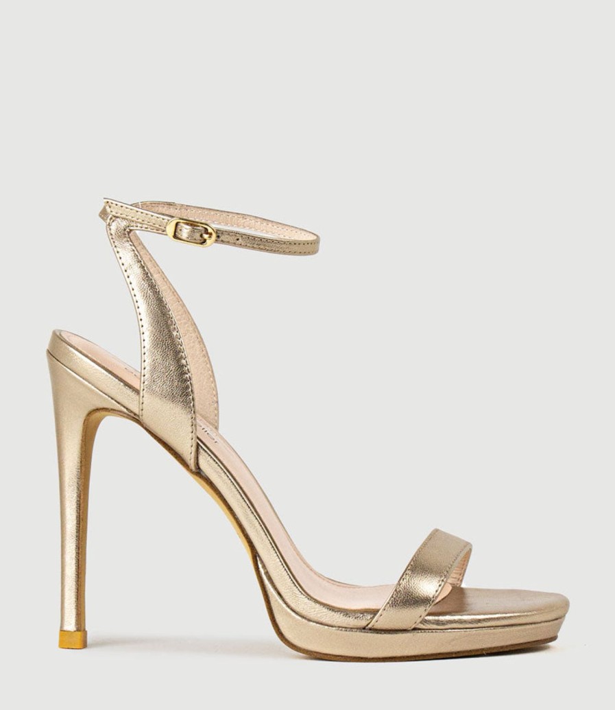 Edward Meller Whisper110 Single Strap Platform Sandal In Rosegold Best