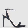 Edward Meller Wisp100 Single Strap Sandal In Black Speckle Hot