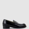 Edward Meller Dominic Moccasin In Black Patent Hot