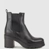 Edward Meller Paxton Chukka Boot On Rubber Heel In Black Wholesale