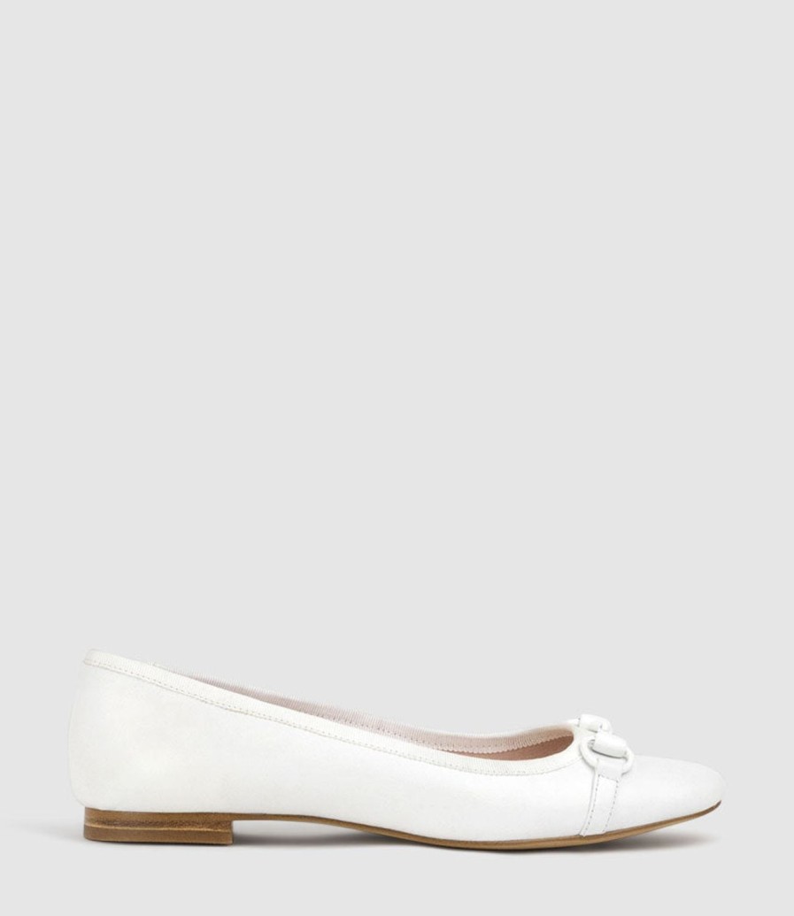 Edward Meller Finity Classic Ballet With Tonal Trim In Offwhite Clearance