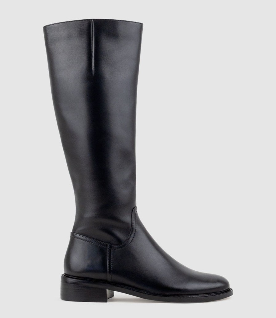 Edward Meller Vasper30 Knee High Boot In Black Wholesale