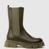 Edward Meller Umi Chukka Boot On Chunky Sole In Khaki Clearance