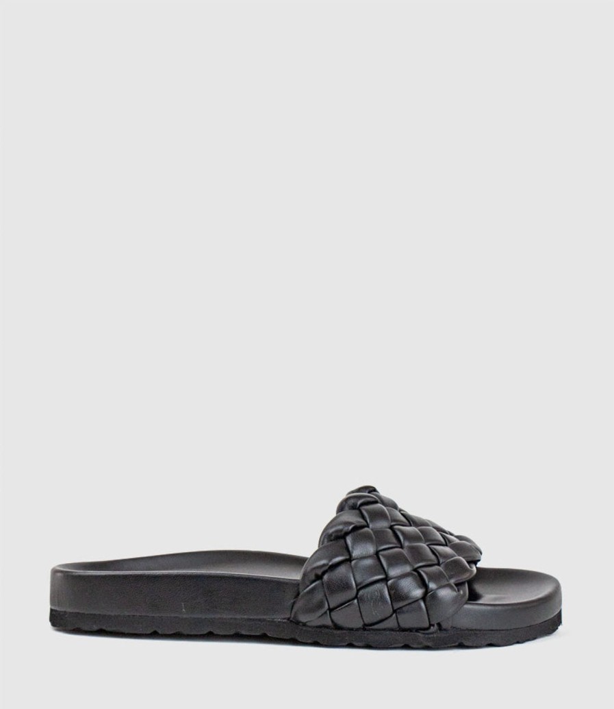 Edward Meller Isra Woven Slide On Unit In Black Hot