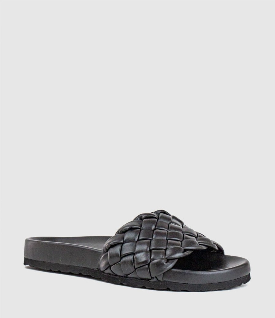 Edward Meller Isra Woven Slide On Unit In Black Hot