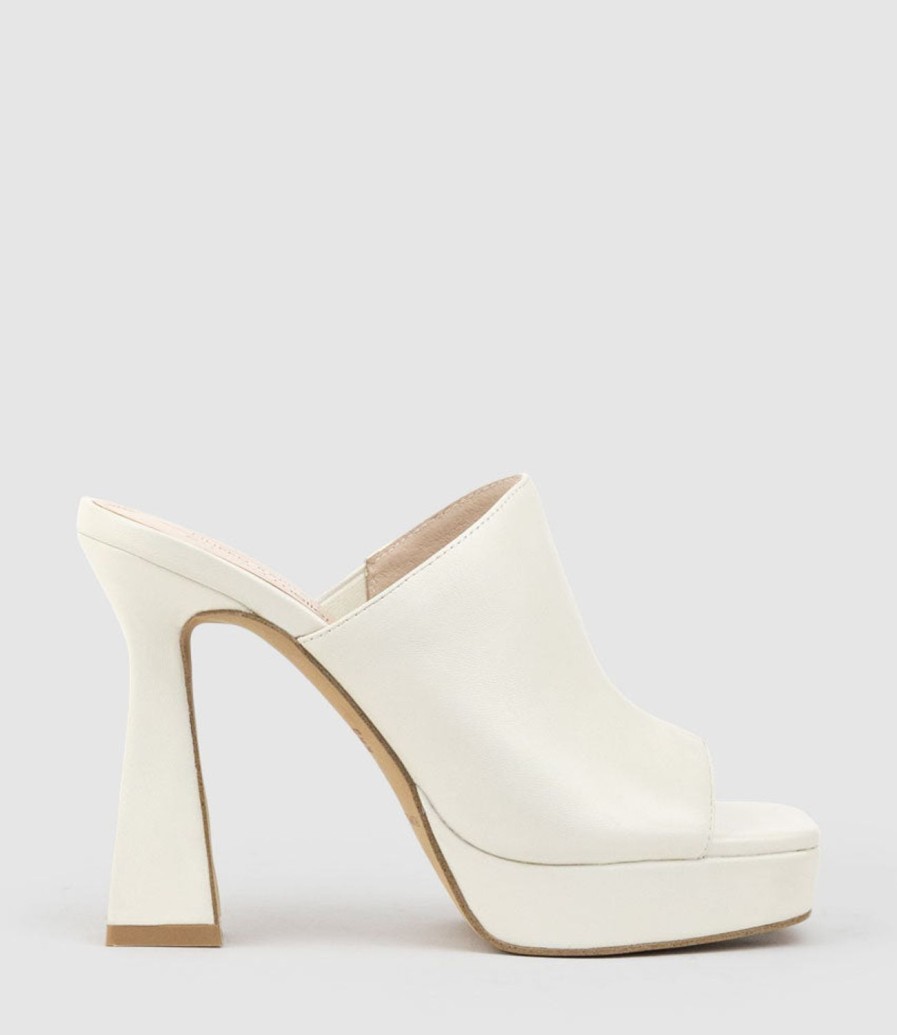 Edward Meller Isha110 Platform Slide In Offwhite Clearance