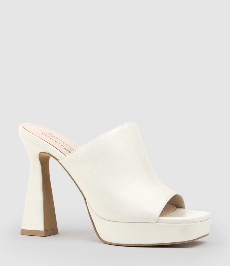 Edward Meller Isha110 Platform Slide In Offwhite Best