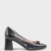 Edward Meller Blythe65 Square Toe Pump With Hardware In Black Online