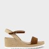 Edward Meller Mylo Single Strap Espadrille In Tan Suede Wholesale