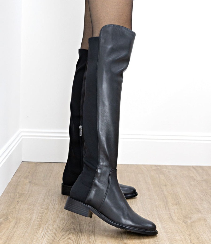 Edward Meller Velvet30 Otk Boot In Black New