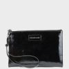 Edward Meller Nereli Oversized Clutch In Black Patent Online