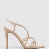 Edward Meller Willa100 Strappy Sandal In Nude Patent Online