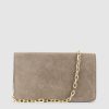 Edward Meller Nyx Evening Bag In Latte Suede Best